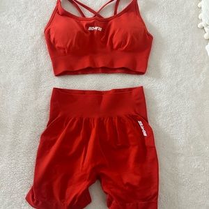 Bo+Tee set in red size S